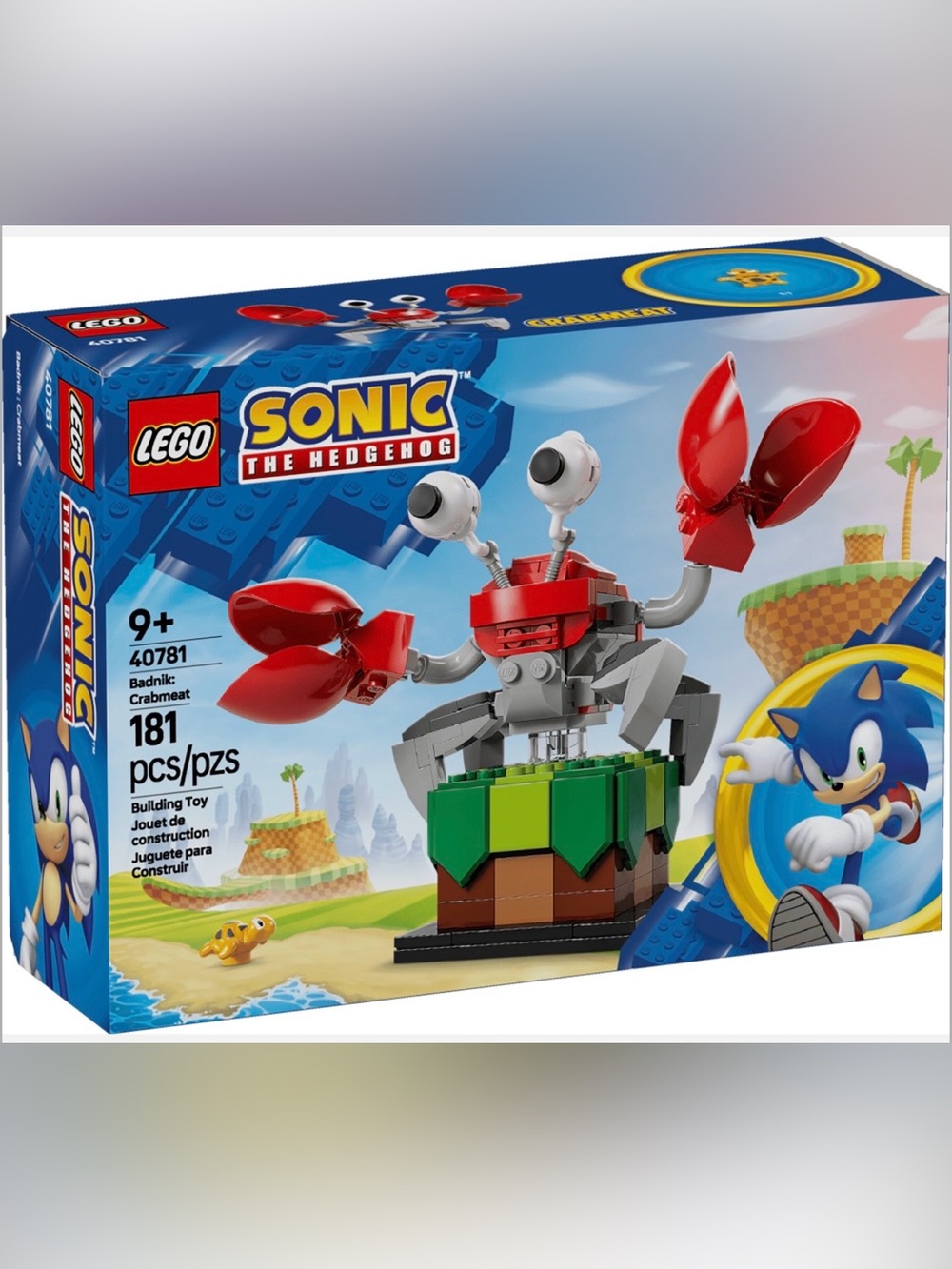 New LEGO Sonic The Hedgehog 40781 Badnik: Crabmeat Factory Sealed Box
